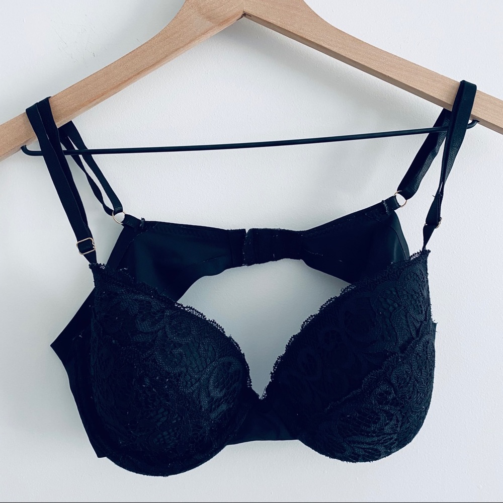 Vince Camuto Black Lace Bra 38C